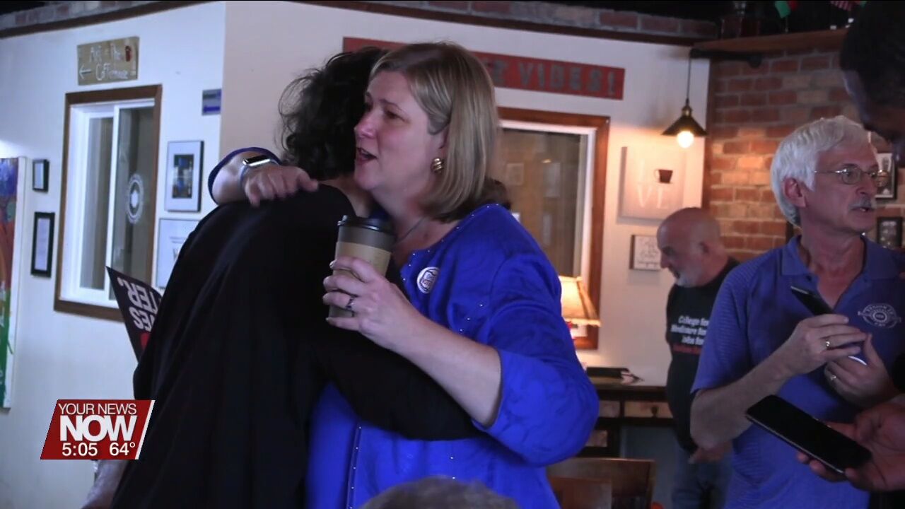 Nan Whaley holds campaign event at Vibe Coffee House and Café